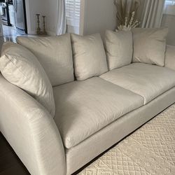 BEIGE UPHOLSTERY SOFA 100’’ LENGTH PICK UP TODAY