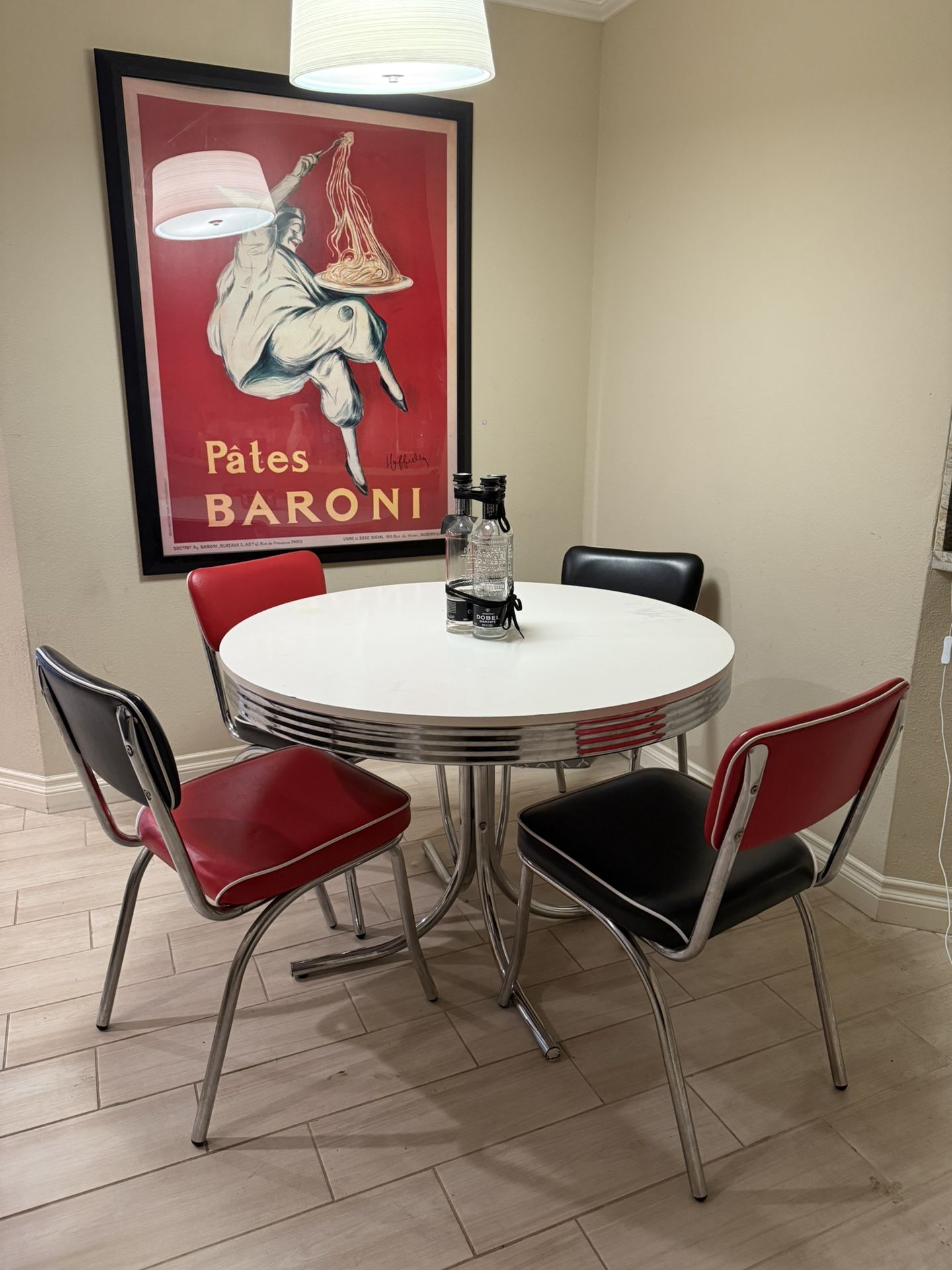 Retro Dining Table And Chairs