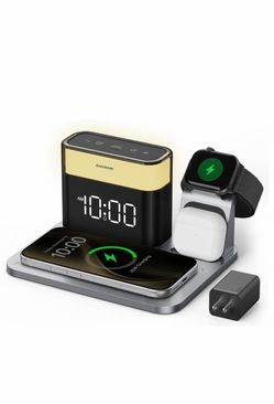 ANJANK   GlowDock   Qi2   25W   5-in-1 Wireless   Charging   Station