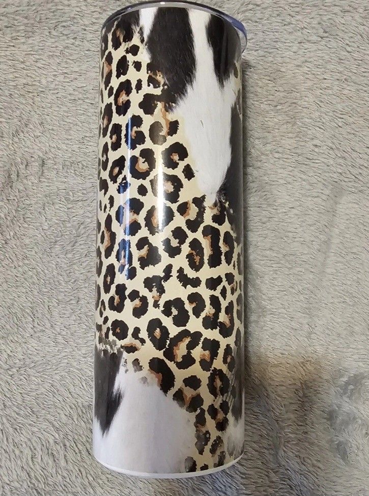 Cowhide / Cheetah Print Sublimation Tumbler