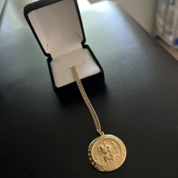 Jewels By Lux Gold Filled St. Christopher 24 In Chain