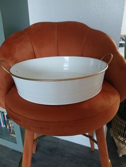 Enamel serving tray