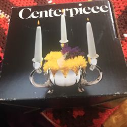 Silver plated Candle Holder