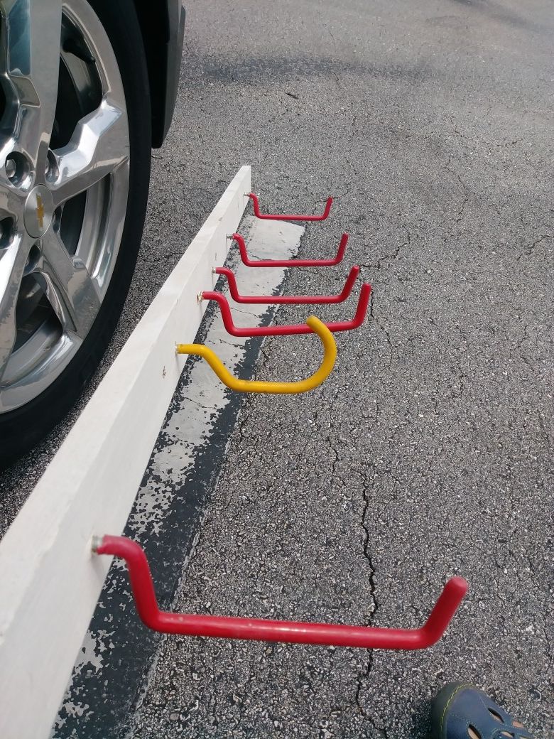 Organizing hanging rack for garage,shed,storage room