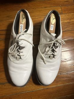 White Golf Shoes-size 10