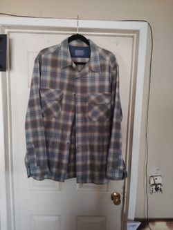 Bluish Gray, Pendleton all original, pure virgin Wool, made in the USA, XL. Only $ 180.00 Dollar's
