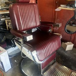 Old School Barber Chair 