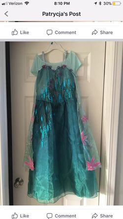 Disney frozen dress, costume from disney store