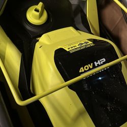 RYOBI 40V HP Brushless 21 in. Cordless Battery Walk Behind Self-Propelled Lawn Mower with (1)6.0 Ah Batteries and Charger