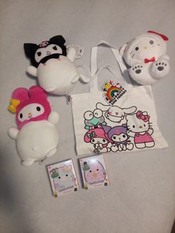 Hello Kitty/squishmallow bundle