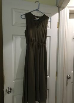 Small olive green dress