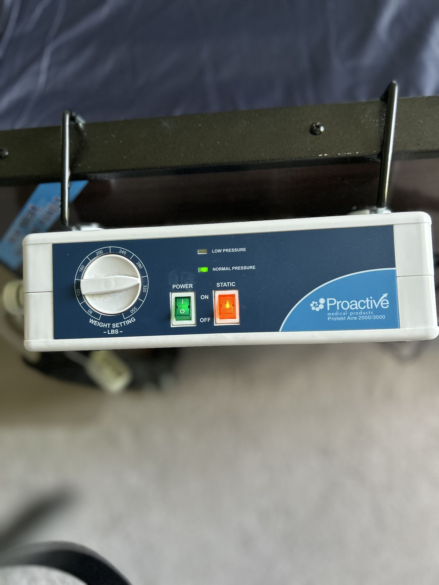 TWIN LOW AIR FLOW MATTRESS FOR WOUND HEALING OR PREVENTION