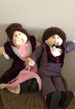 Cabbage patch couple great condition, 80 for both.