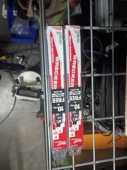 Milwaukee Wrecker Multi-Material Reciprocating Saw Blades 10-Pack x2