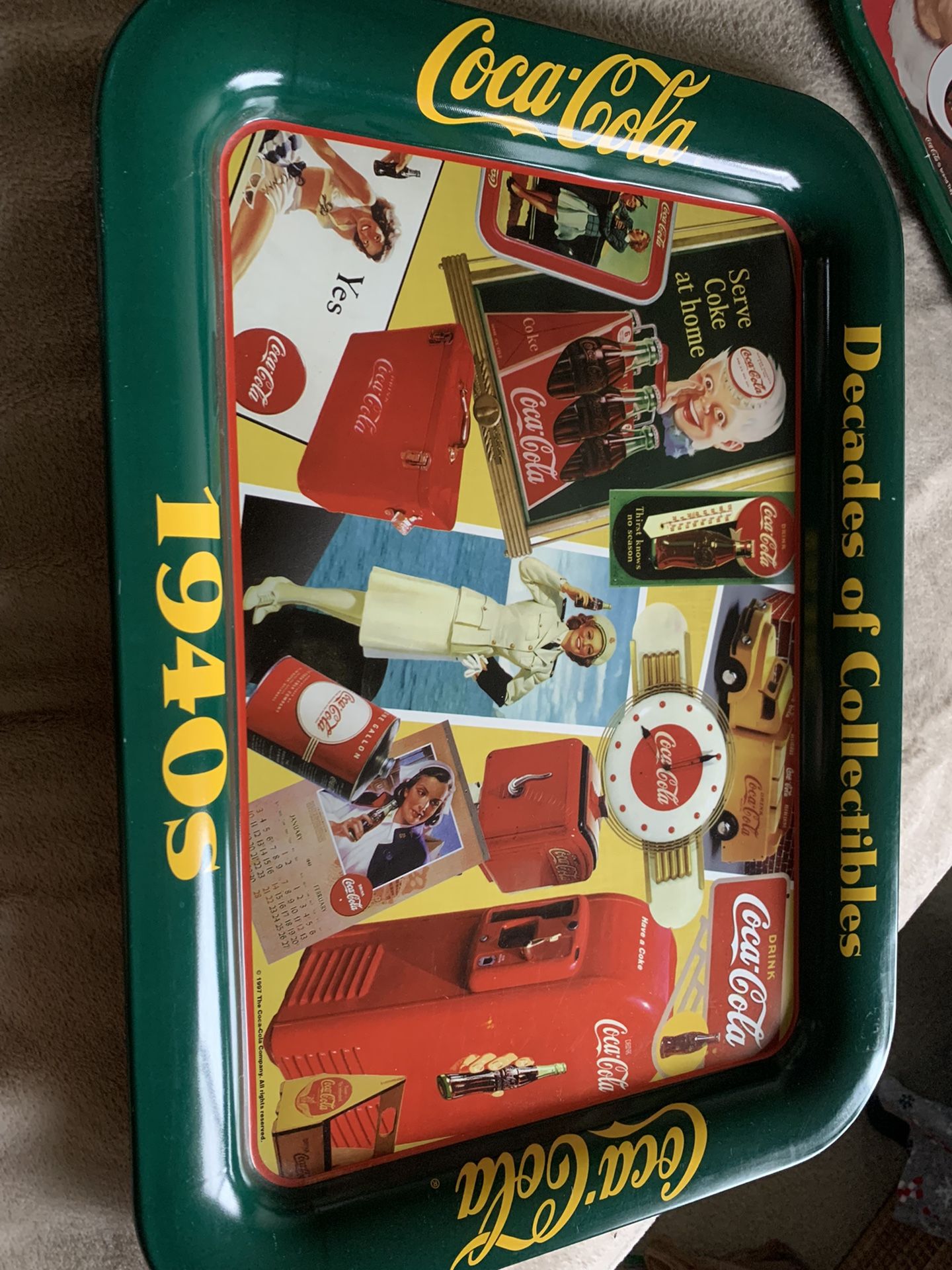 Coca Cola Metal Tray