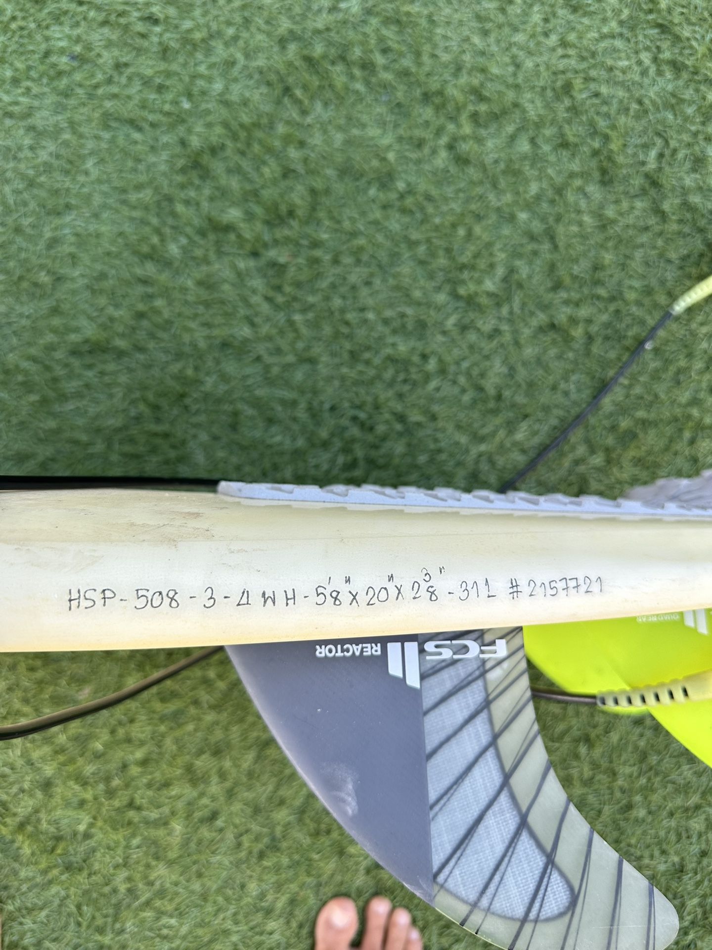 FireWire Spitfire 5’8 X 20’ X 2 3/8 X 31L Surfing