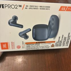 JBL Live Pro 2 Noise Canceling Earbuds New 