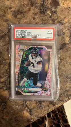 2024 Prizm Christian Kirk Cherry Blossom Choice PSA 9