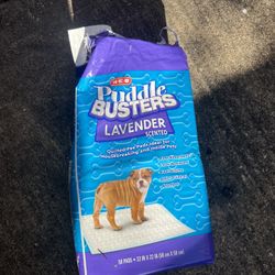 H-E-B Puddle Busters Quilted Pee Pads - Lavender Scented, 50 ct
