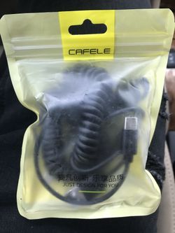 Cafele charger for Samsung Galaxy Note 8 S8 Plus LG G5/G6/V20 - (Black/5ft)