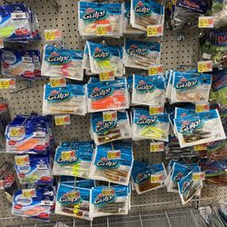 Fresh Or Salt Water  Fish Bites  And Gulp Baits  New In Sealed Bags  