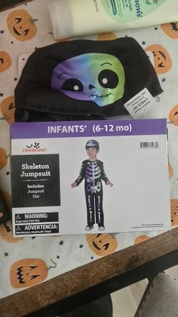 Baby Skeleton Costume 6-12 Months