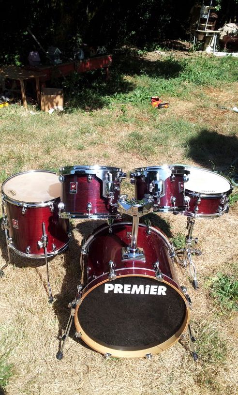 Premier Astria series drum set