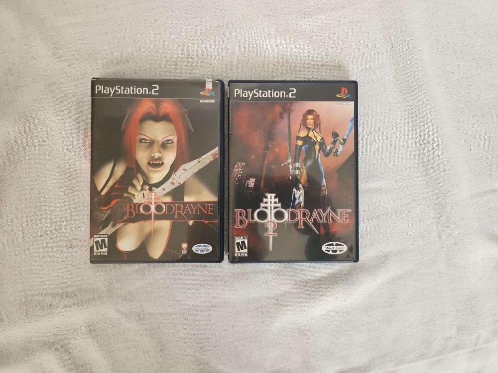 BloodRayne 1 & 2 PlayStation 2 Ps2 Complete 