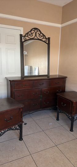 Dresser with matching nightstand