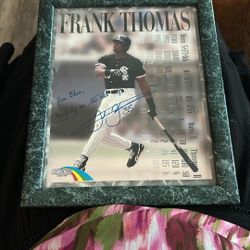 Autograph From Frank Thomas To Glenn