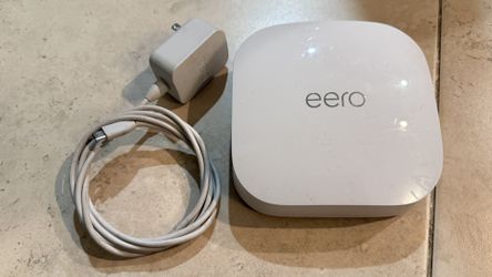 Eero Pro 6E S010001 Tri-Band Wi-Fi 6E Mesh Router, Work Great, No Issue The Eero Pro 6E (S010001) is a tri-band Wi-Fi 6E mesh router delivering up to 