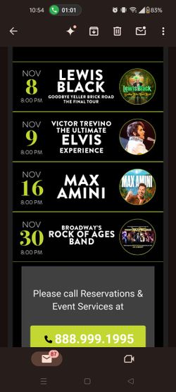 Lewis Black, Max Amini , Broadway Rock Of Ages Band 