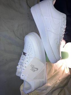 All White AF1’s New