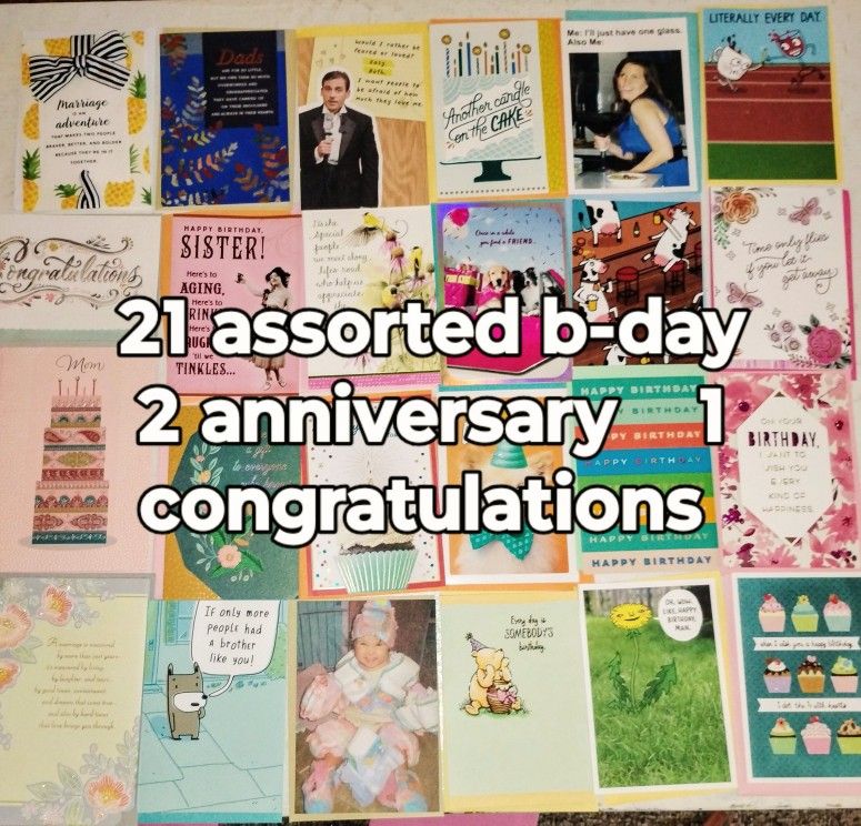 Hallmark Shoebox DaySpring Greeting Cards
