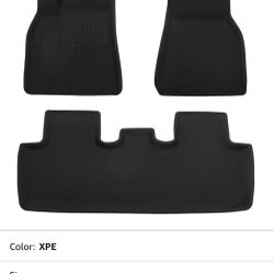 Jack Boss 3-piece floor mats for the Tesla Model Y (2021-2025)
