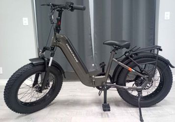 20” Fat Gray Foldable Electric Bikes
