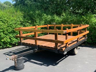 1988 Leland Eng. Inc. ST-80 Utility/Snowmobile Trailer