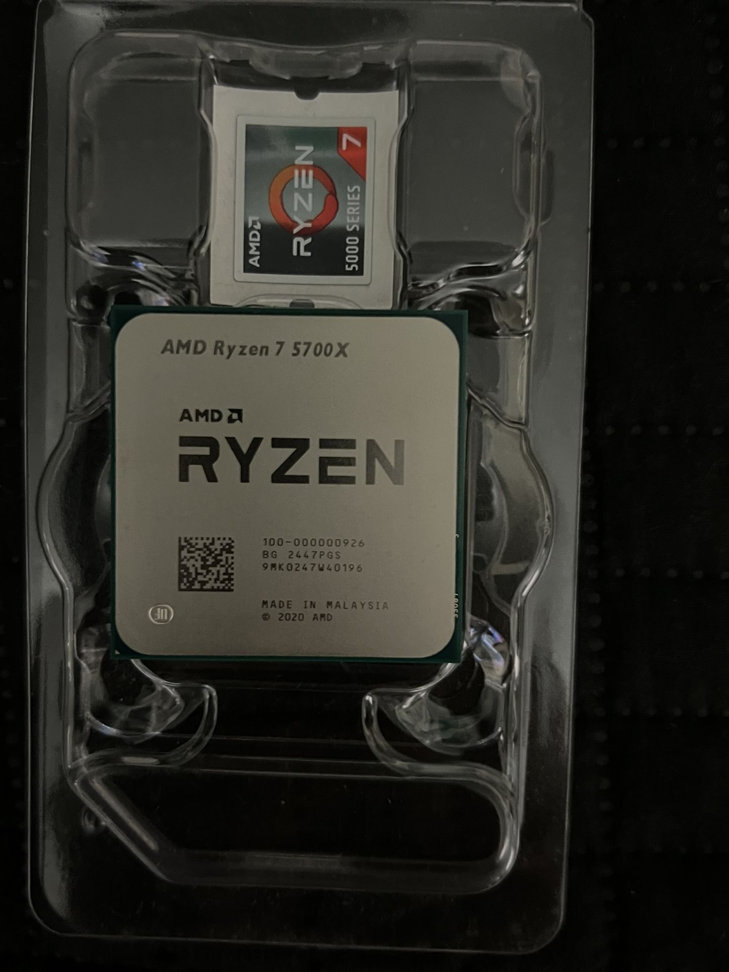 AMD Ryzen 7 5700X 8-Core, 16-Thread Unlocked Desktop Processor