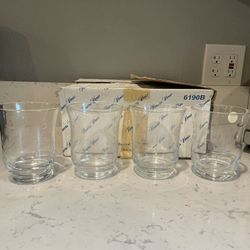 Princess House Set 4 Vasos 4 Tumblers 6190b 12oz Cups