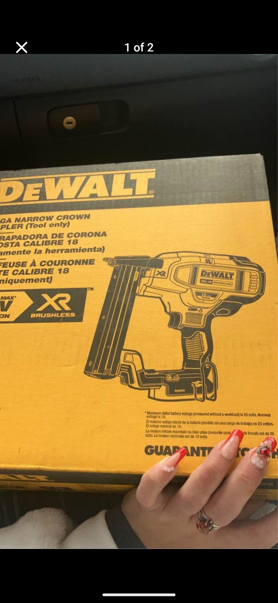 DEWALT 18 Gauge Narrow Crown Stapler New 