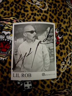 Lil Rob signed picture