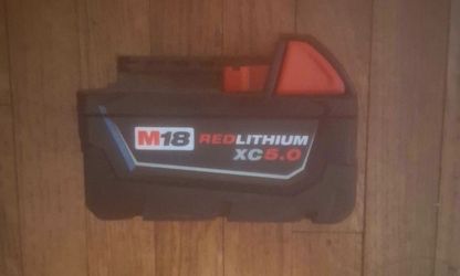 Milwaukee m18 battery 5.0