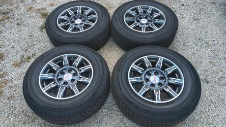 18" GMC Sierra AT4X 2025 OEM rims and tires