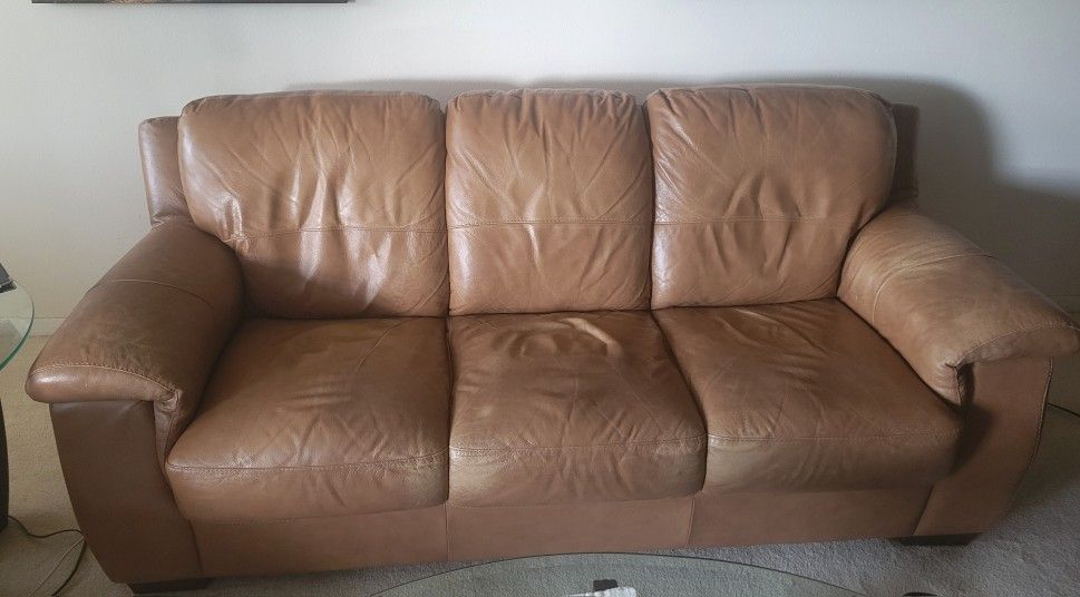 Italian Leather Sofa