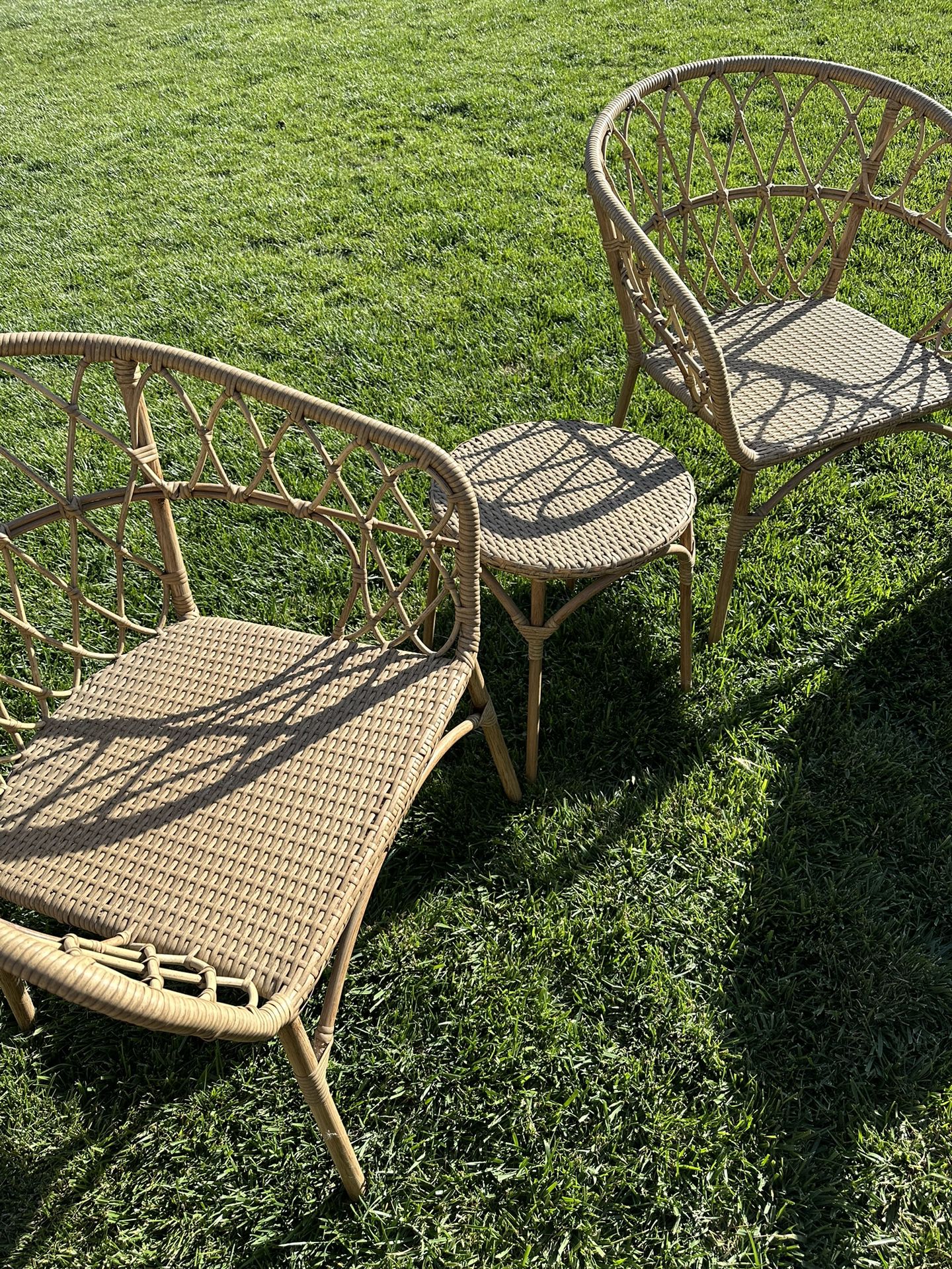 Patio Furniture / Outdoor Seating 3pcs Set 