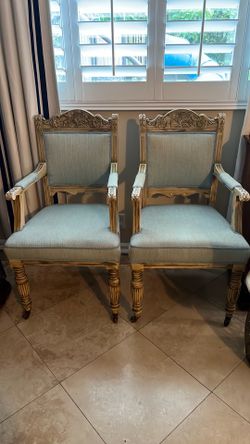 Antique arm chairs