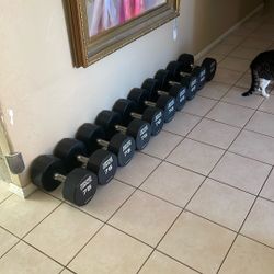 Hammer Strength Dumbbell Set 60 To 75 Lbs