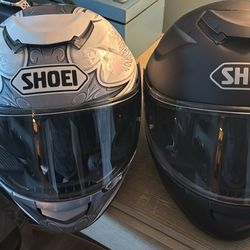 2 SHOEI HELMETS LIKE NEW NEVER USED