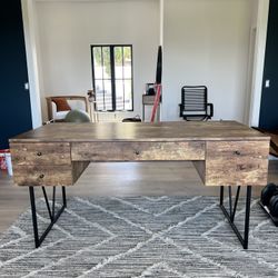 Large Wood Desk