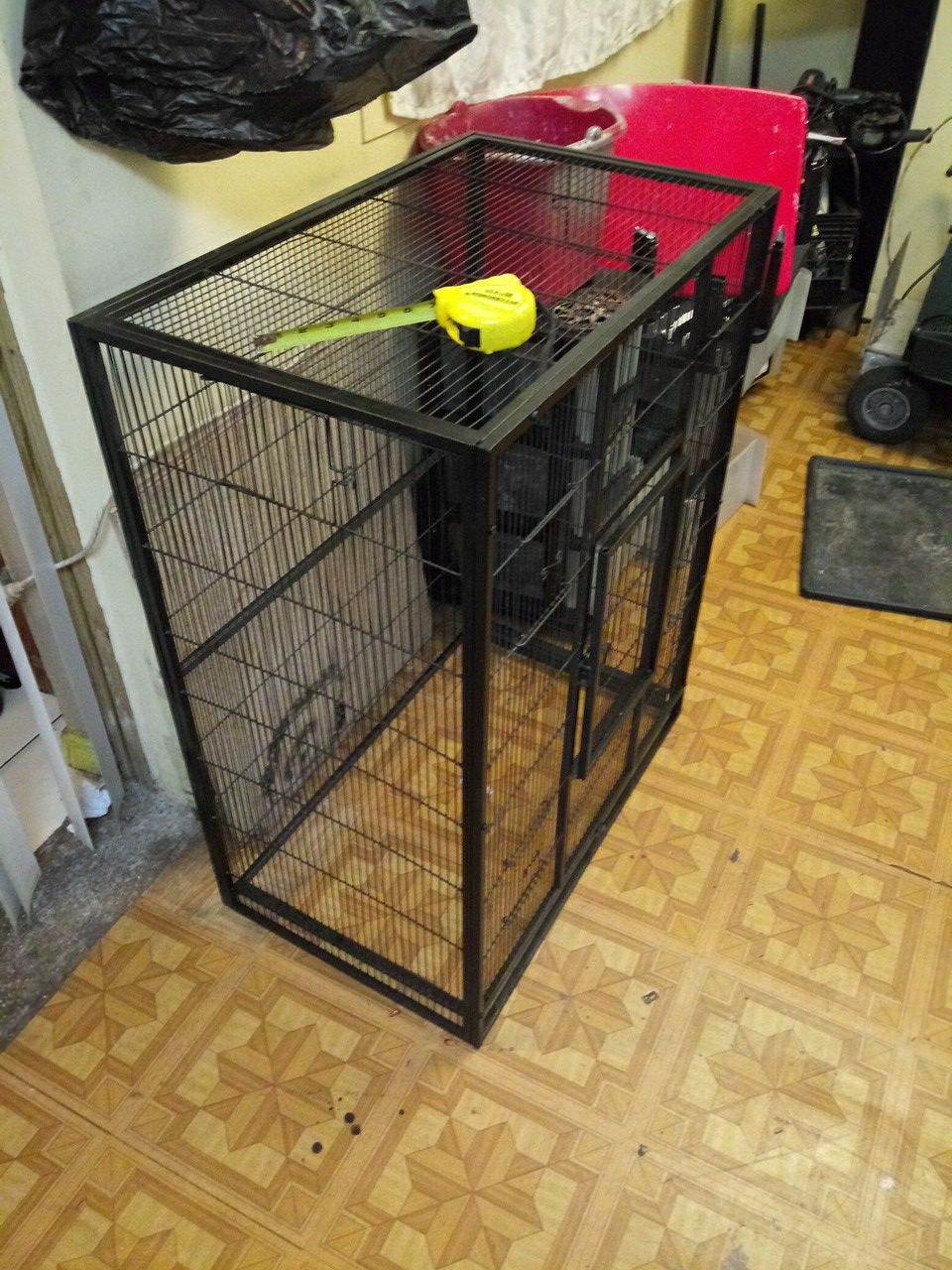 Bird cage .missing plastic food tray